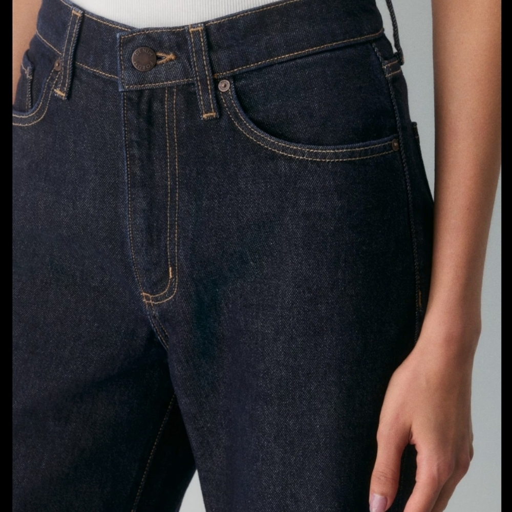 Dark Wash High Rise Denim Forum Jeans